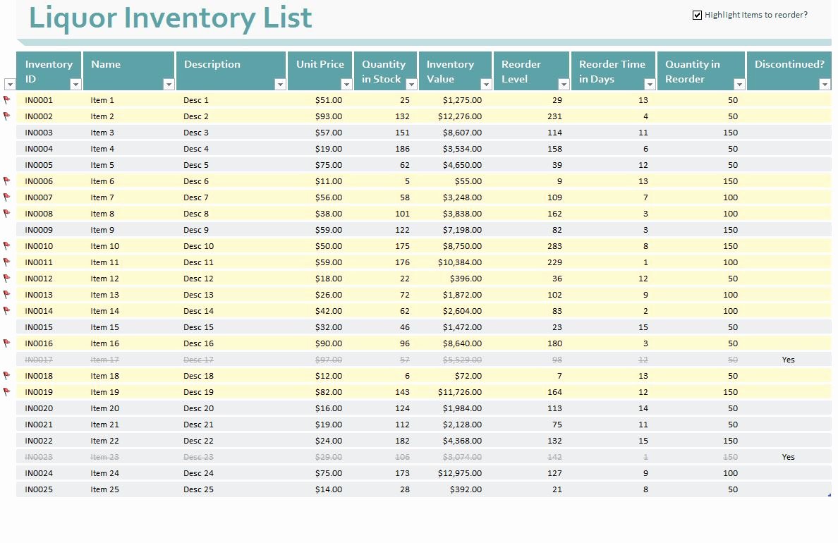 Excel Inventory Template with Pictures Best Of Inventory Templates