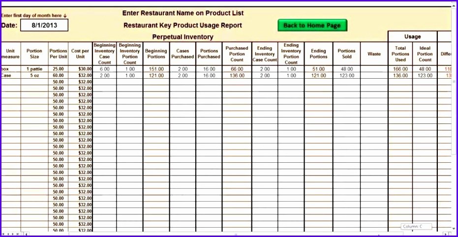 Excel Inventory Tracking Template Unique 6 Inventory Excel Template Free Exceltemplates