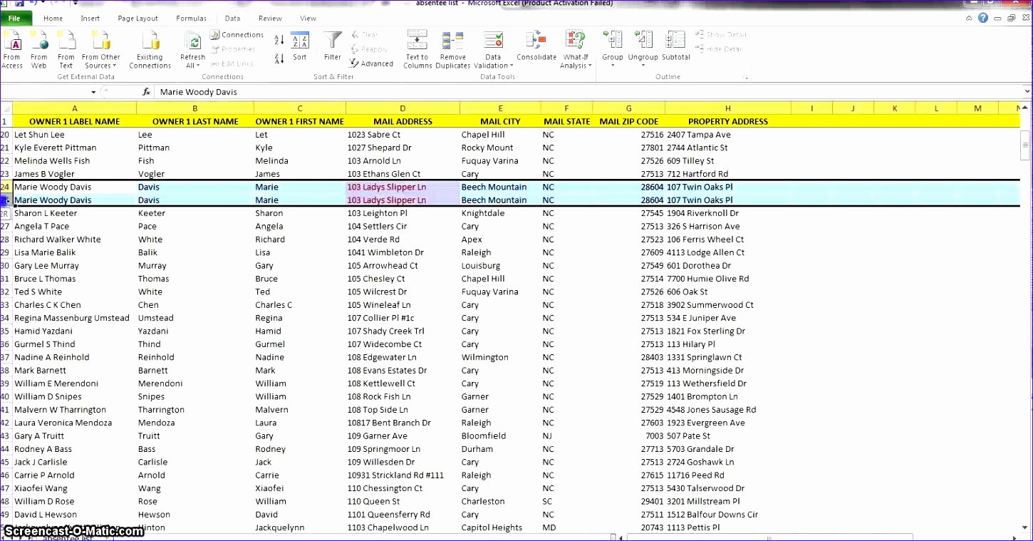 Excel Mailing List Template Unique 7 Mailing List Template Excel Exceltemplates