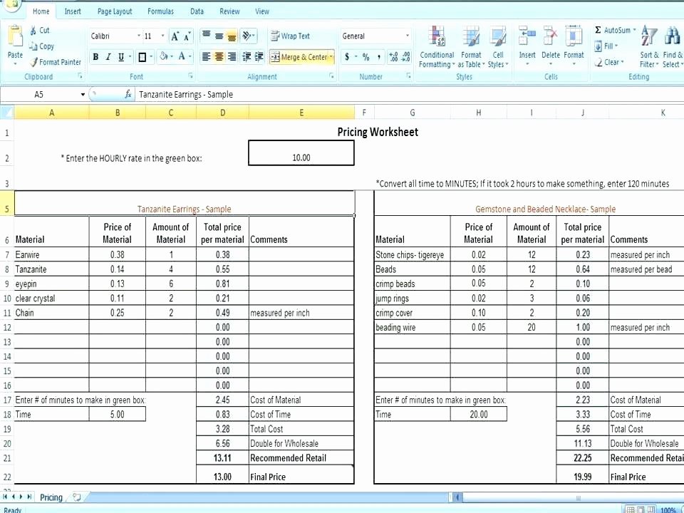 Excel Price Sheet Template Awesome Free Excel Spreadsheet Templates for Small Business Price