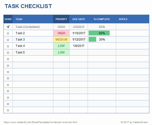 Excel Project Checklist Template New Free Task Manager Spreadsheet Template