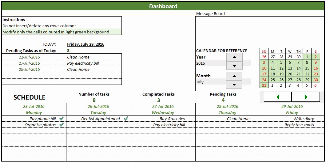 Excel Task Management Template Awesome Free to Do List Template In Excel to Create &amp; Manage Tasks