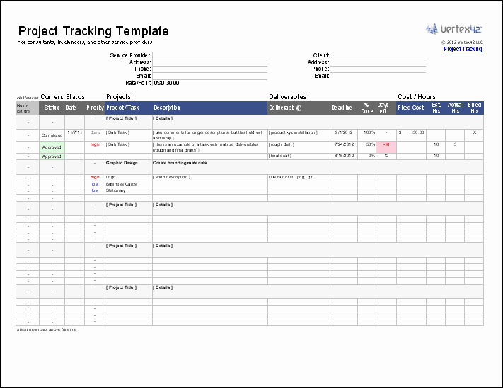Excel Task Tracker Template Best Of Free Project Tracking Template for Excel