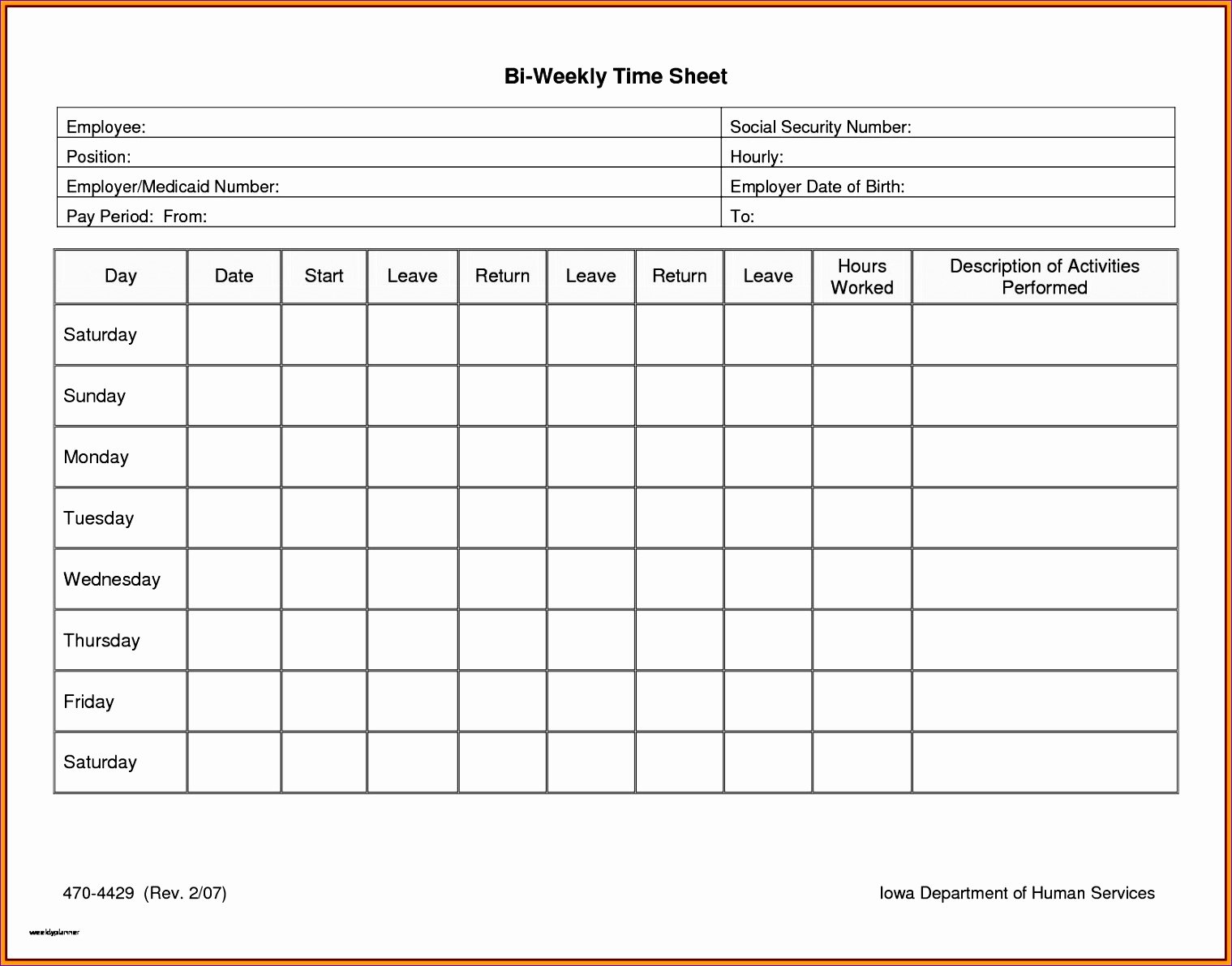 Excel Time Card Template Beautiful 10 Employee Time Card Exceltemplates Exceltemplates