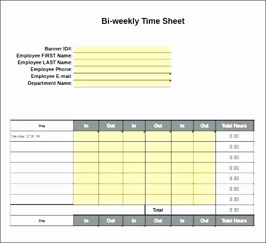 Excel Time Card Template Elegant Timesheet Template Free Download Month Excel Timecard