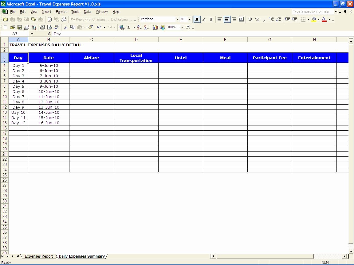 Excel Travel Expense Template Beautiful Excel Expense Report Template Business Expense Reports