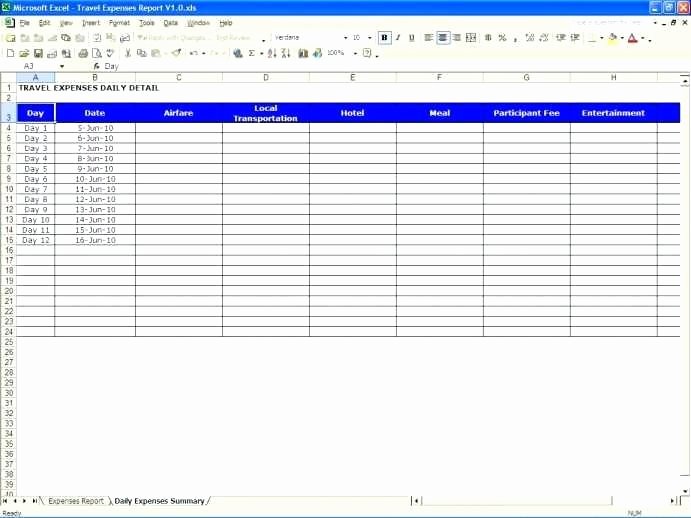 Excel Travel Expense Template Best Of Best Graph Expense Report Template Excel