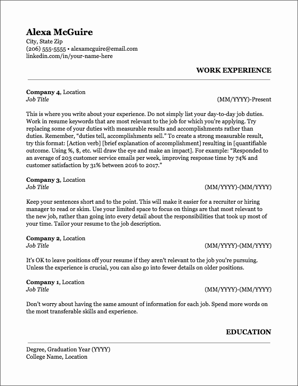 Executive Hybrid Resume Template Lovely Executive Hybrid Resume Template – Hybrid Resume Template