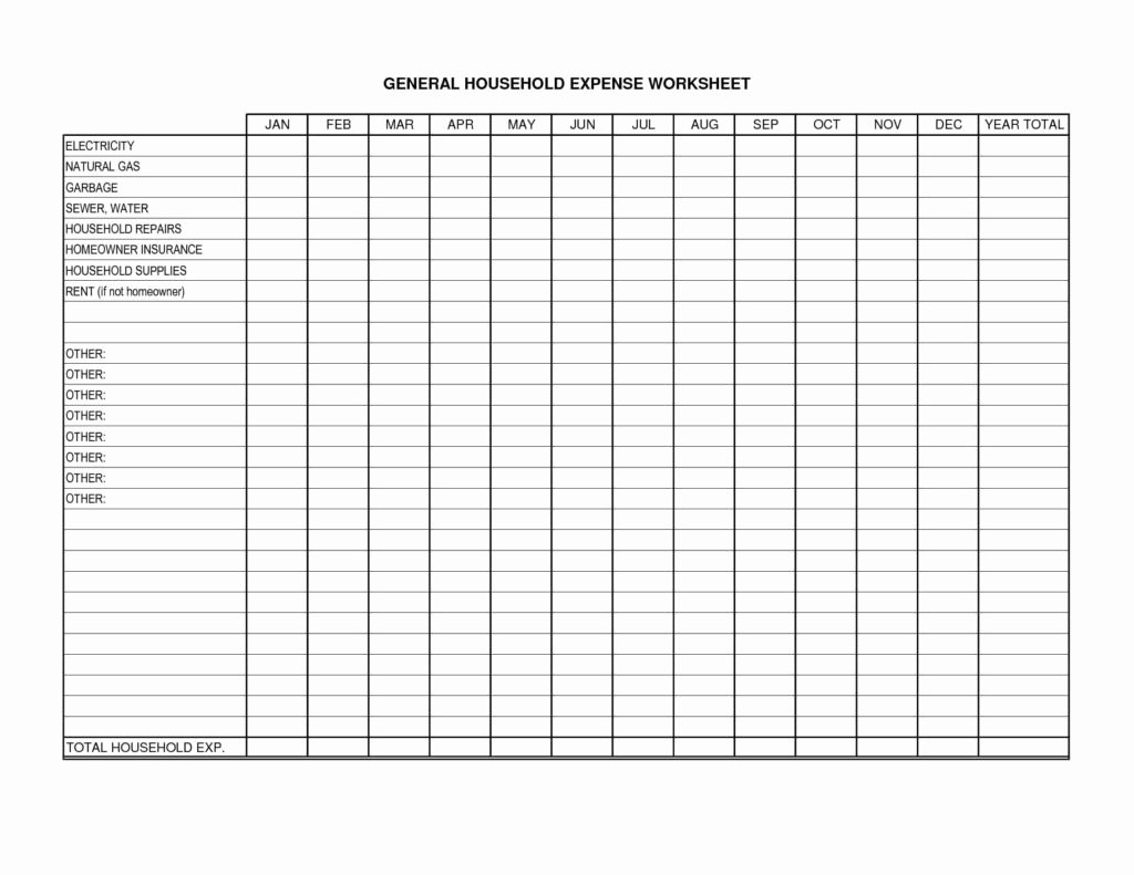 Expense Sheet Template Excel Inspirational Monthly Expenses Spreadsheet Template Spreadsheet