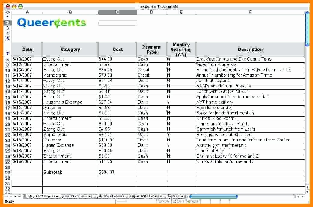 Expense Tracker Excel Template Elegant Project Costing Template Excel Expense Tracker for Daily