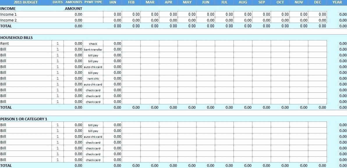 Expense Tracker Excel Template Luxury How to Plan Monthly Home Bud Elegant Expense