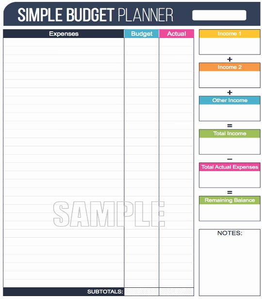 Expenses Sheet Template Free Best Of Simple Bud Planner Worksheet Free 1000 Images About