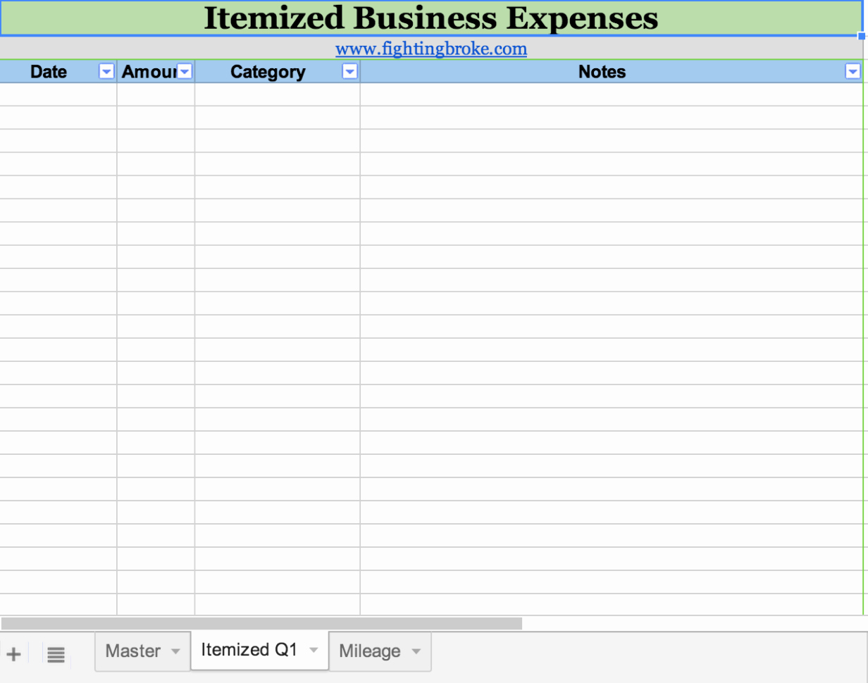 Expenses Sheet Template Free Elegant Business Expense Spreadsheet Template Free Spreadsheet for