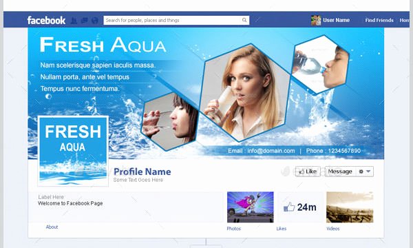 Facebook Business Page Template Awesome 21 Business Page Templates