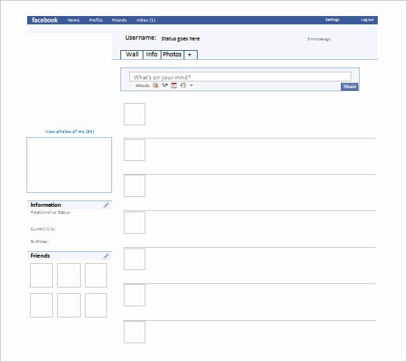 Facebook Page Design Template Beautiful Project Template Templates Data