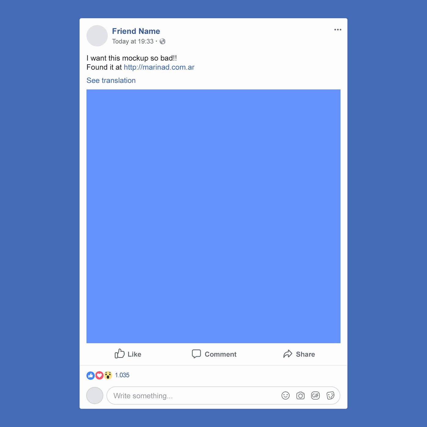 Facebook Post Design Template Unique Free Psd Post Mockup – 2018 On Behance