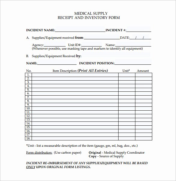 Fake Hospital Bill Template Awesome 9 Medical Receipt Templates Doc Pdf