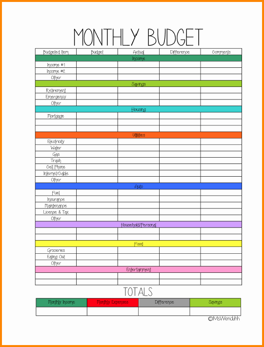 Family Budget Planner Template Beautiful Bud Planner Template
