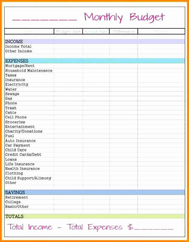 Family Budget Planner Template Elegant Household Bud Template Excel Monthly Family Simple Thus