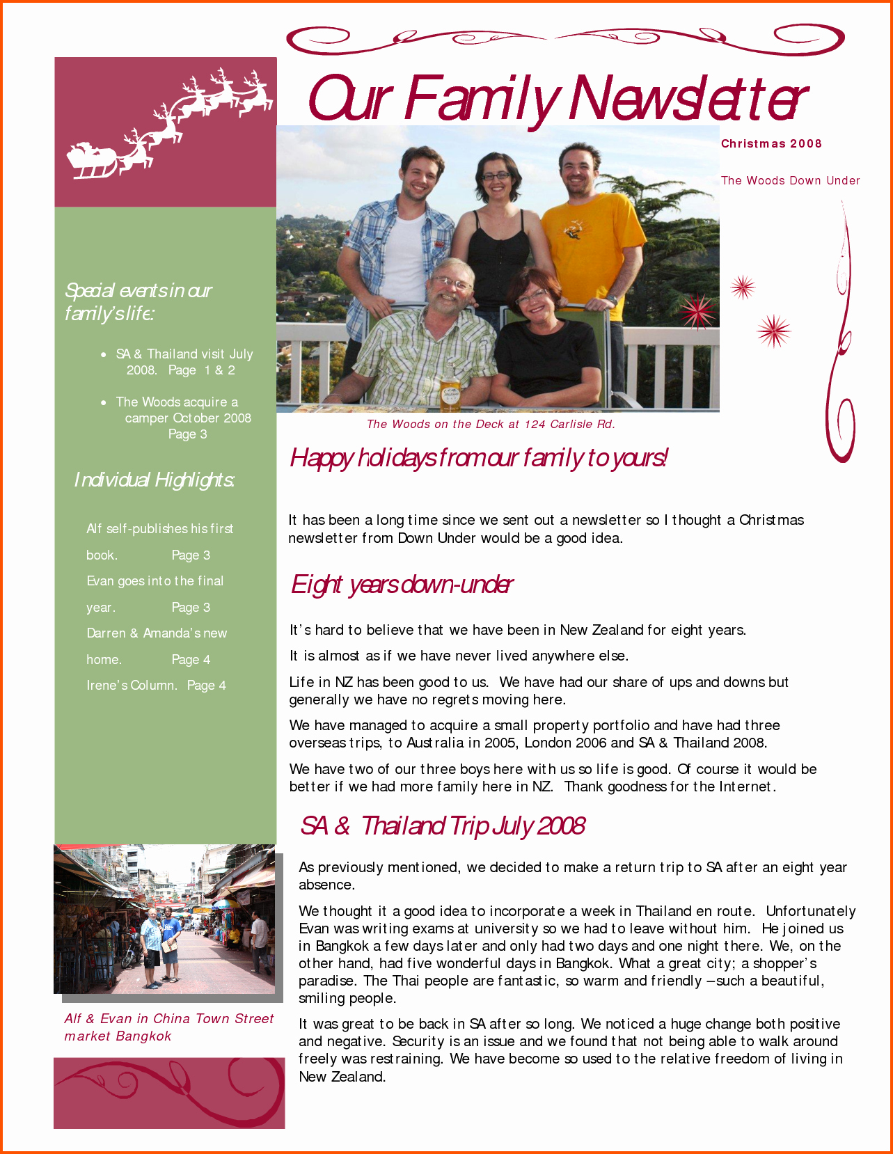 Family Reunion Newsletter Template Awesome Family Reunion Newsletter Template to Pin On