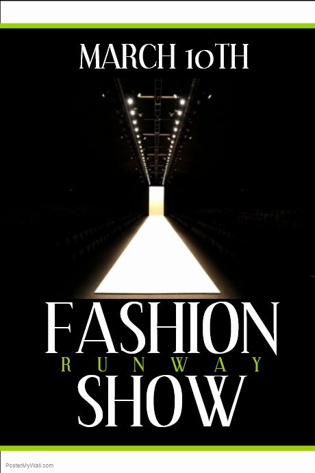 Fashion Show Flyer Template Lovely Fashion Show Template