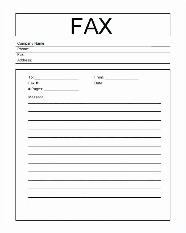 Fax Template Microsoft Word Luxury Microsoft Works Fax Cover Sheet Template Letter Example