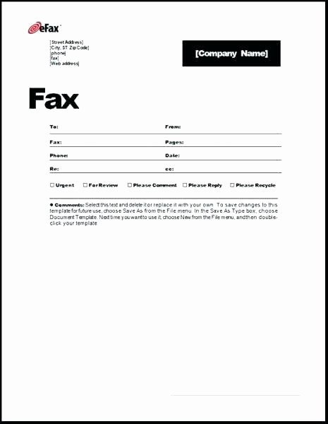 Fax Template Microsoft Word Unique Fax Cover Letter format Sample Cover Letter for Resume