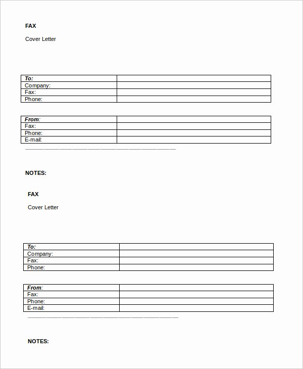 Fax Template Microsoft Word Unique Word Fax Template 12 Free Word Documents Download