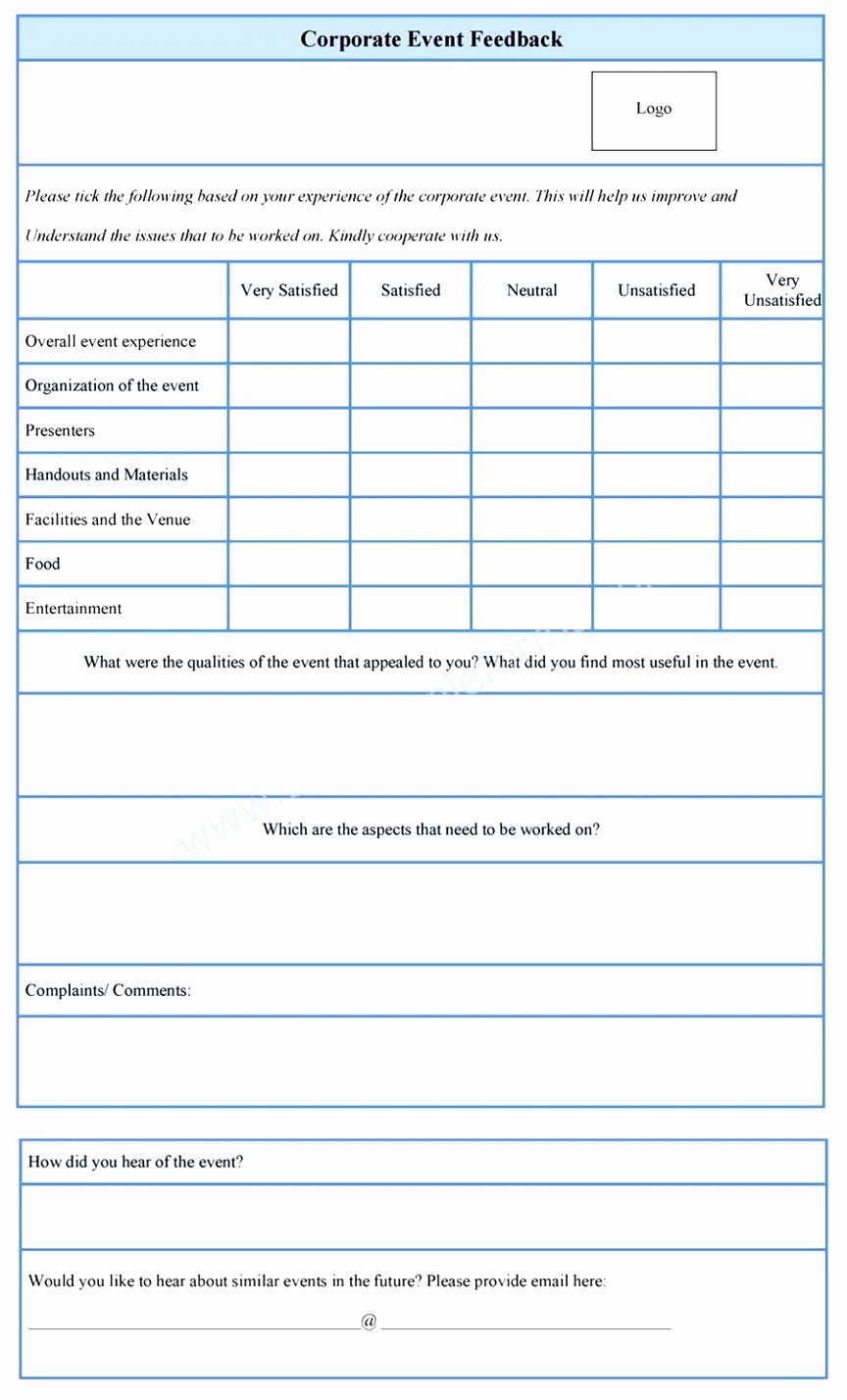 Feedback form Template Word New 9 Student Feedback form Template Word Uitry