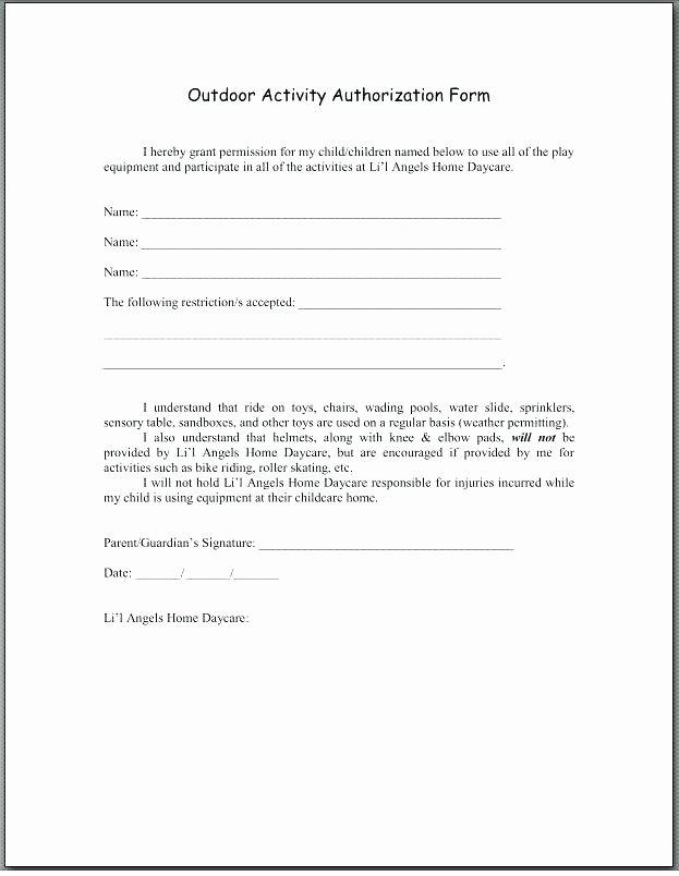 Field Trip form Template Best Of Money Permission Slip How to Write A form formal Letter