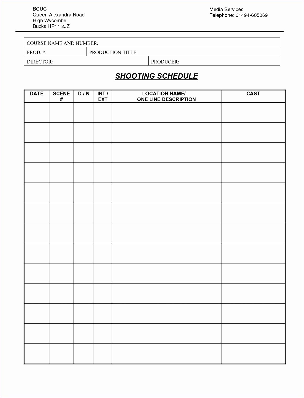 Film Production Schedule Template Awesome 12 Production Schedule Template Excel Free Download