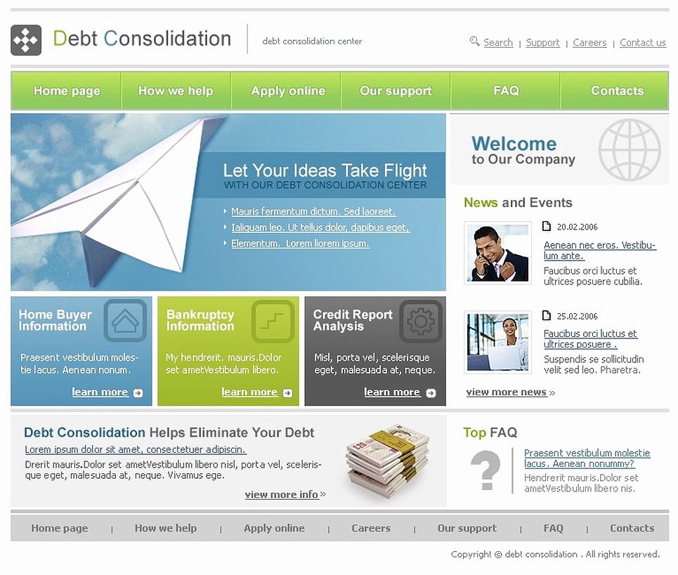 Financial Advisor Website Template New Financial Advisor Website Template