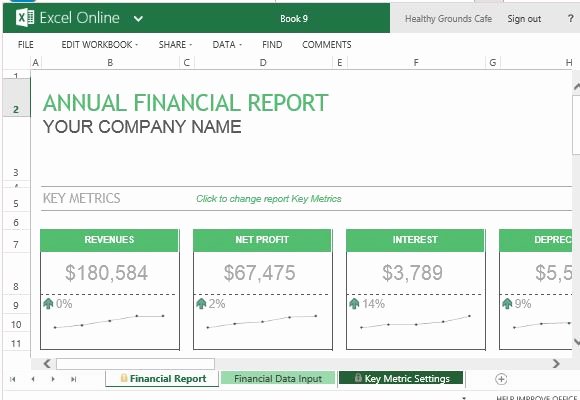 Financial Analysis Report Template Best Of Annual Financial Report Template for Excel Line