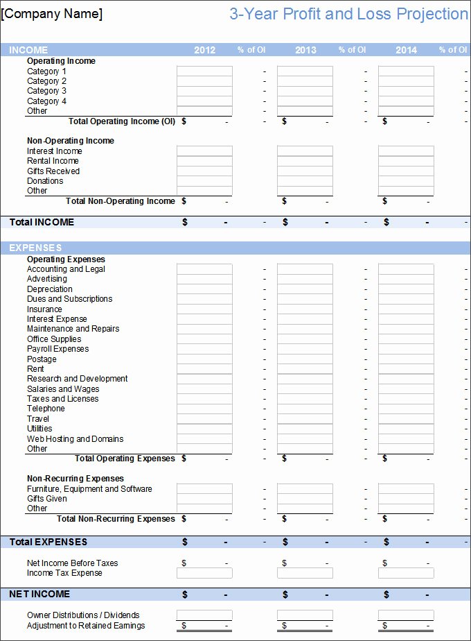 Financial Statements Excel Template New Financial Statement Template Financial Statement Template