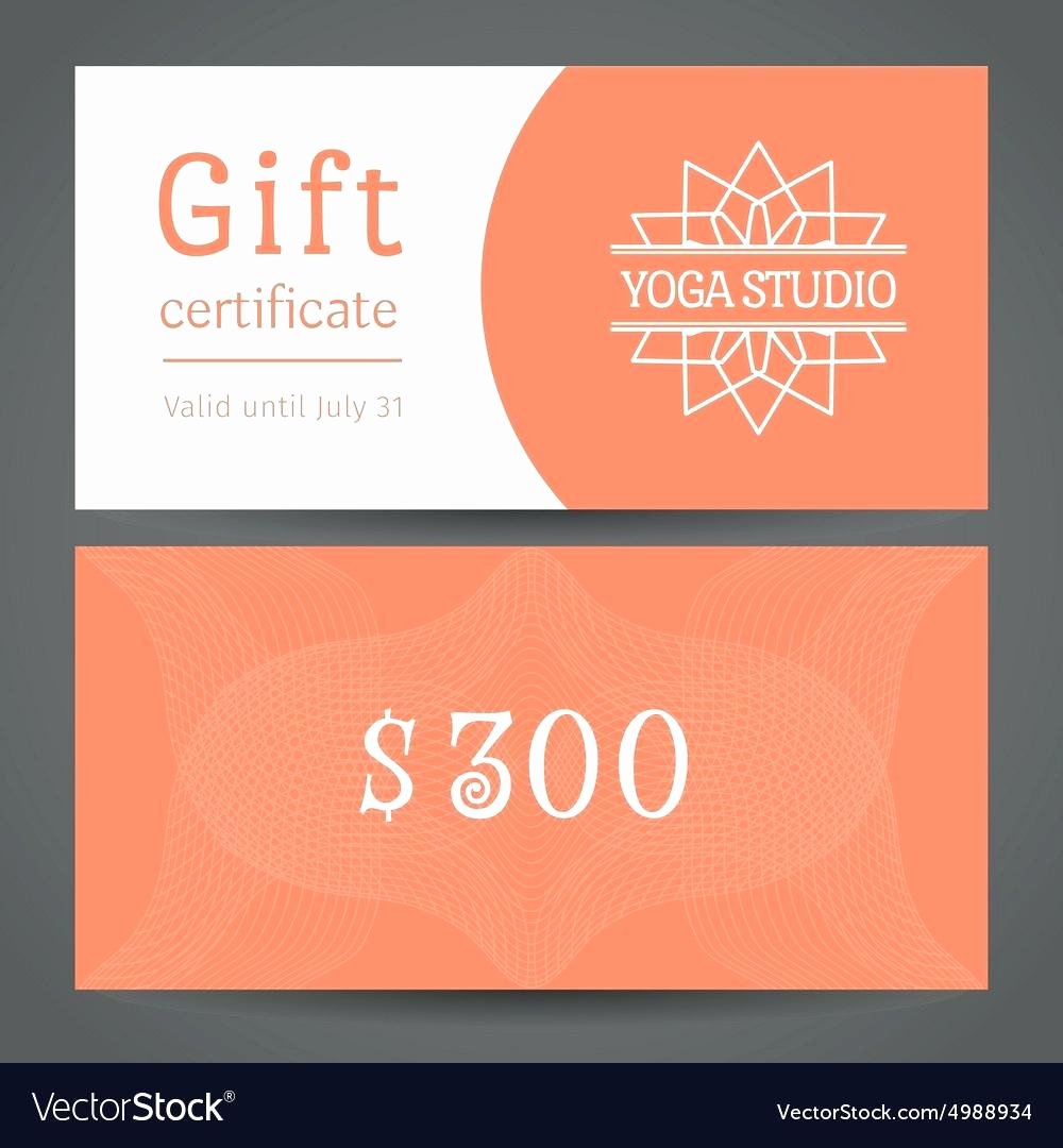 Fitness Gift Certificate Template Luxury Template Fitness Gift Certificate Template