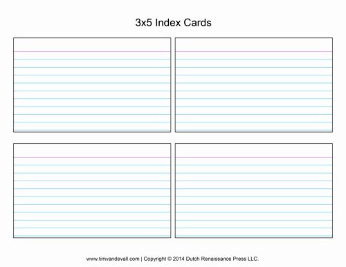 Flash Card Template Word Awesome Printable Index Card Templates 3x5 and 4x6 Blank Pdfs