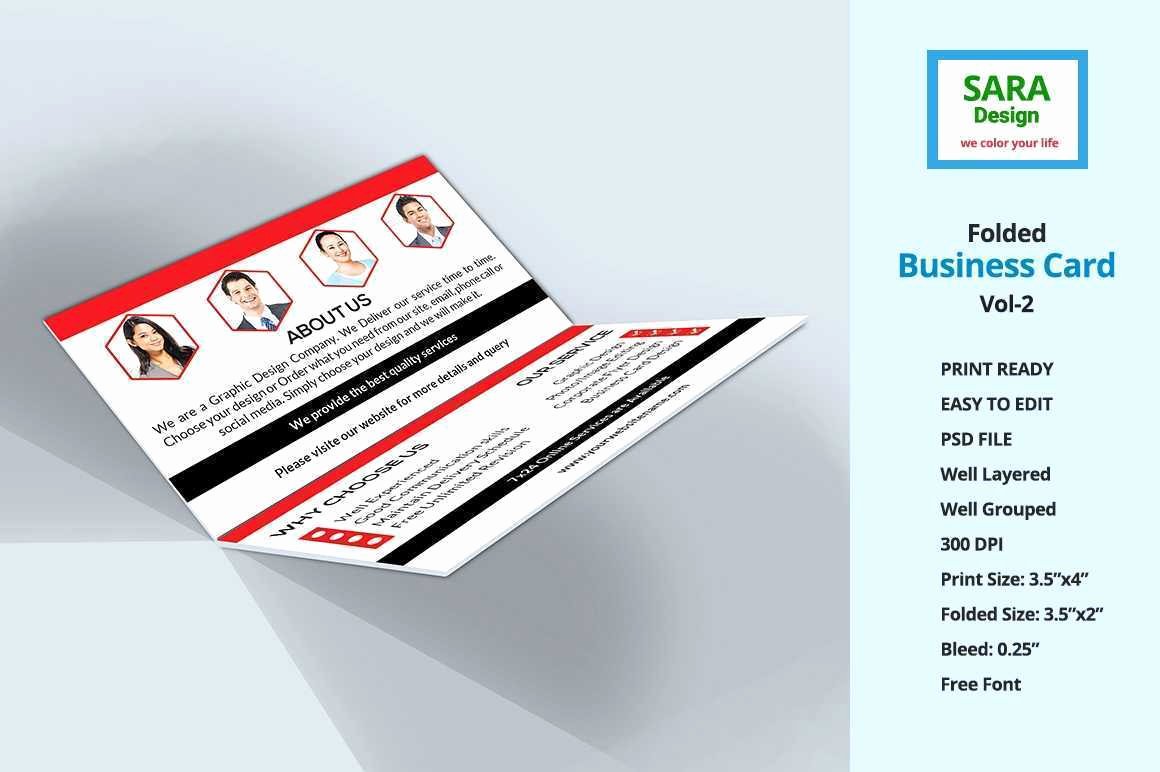 Foldable Business Card Template Fresh Folded Business Cards Template Fresh Corporate Folded