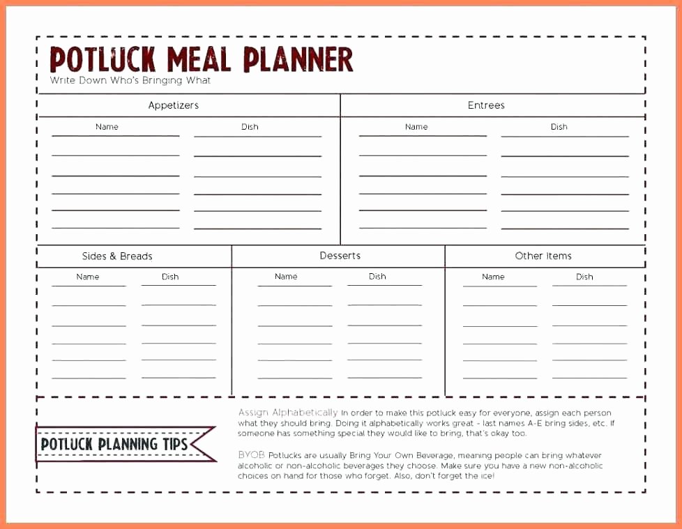 Food Sign Up Sheet Template Best Of Potluck Sign Up Sheet Thanksgiving Template Printable Like