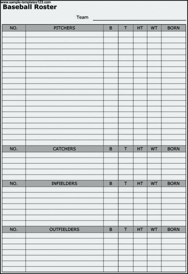 Football Depth Chart Template Excel Best Of Printable Baseball Lineup Card Template In Depth Chart