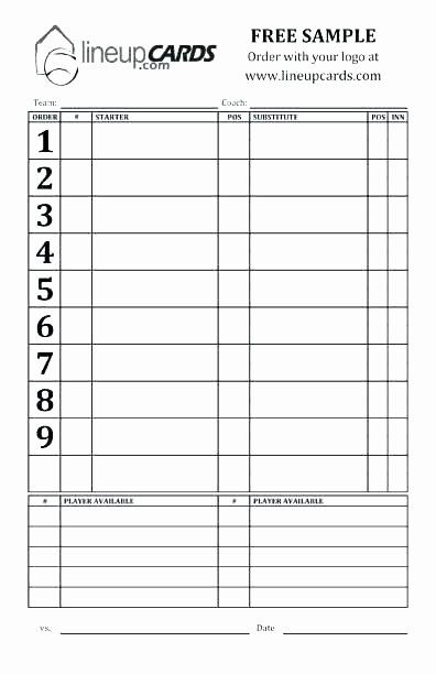 Football Depth Chart Template Excel Lovely 99 Blank Baseball Depth Chart Depth Chart Boards