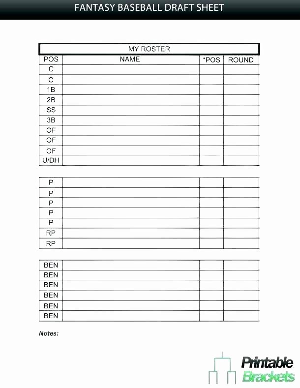 Football Depth Chart Template Excel Luxury Youth Football Roster Templates Printable Depth Chart