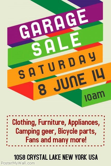 For Sale Flyer Template Best Of Munity Yard Sale Flyer Template Google Search