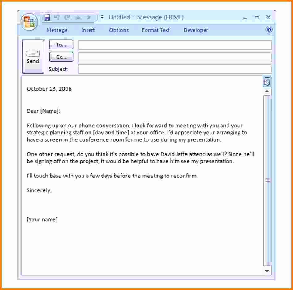 Formal E Mail Template Beautiful 7 formal Emails to Clients