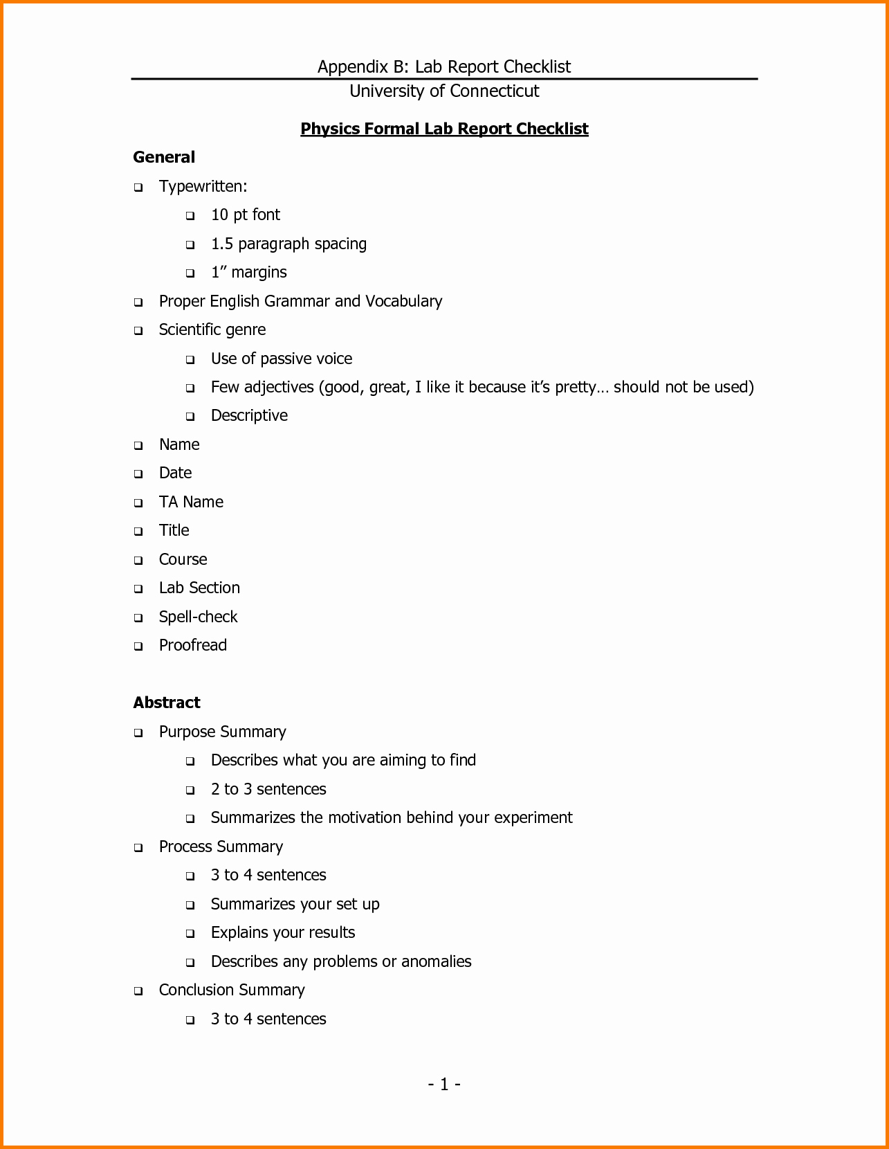 Formal Lab Report Template Fresh How to Write A formal Lab Report Abstract I Ghostwrite