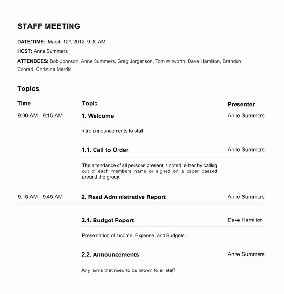 Formal Meeting Agenda Template Beautiful 12 Board Meeting Agenda Templates – Free Samples Examples