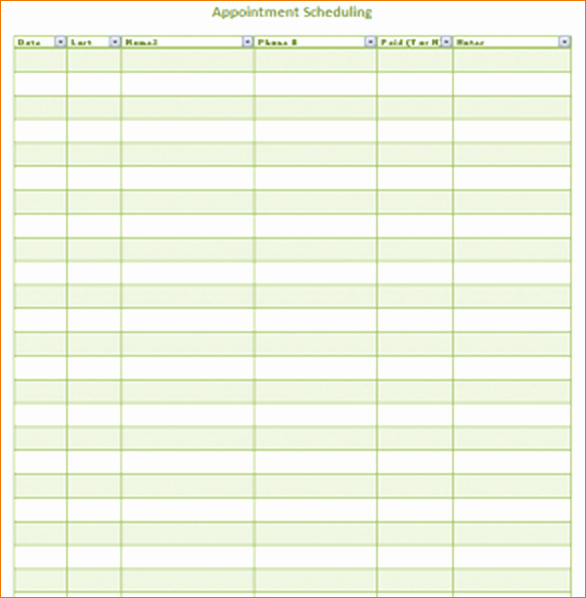 Free Appointment Calendar Template Best Of 5 Printable Appointment Calendar
