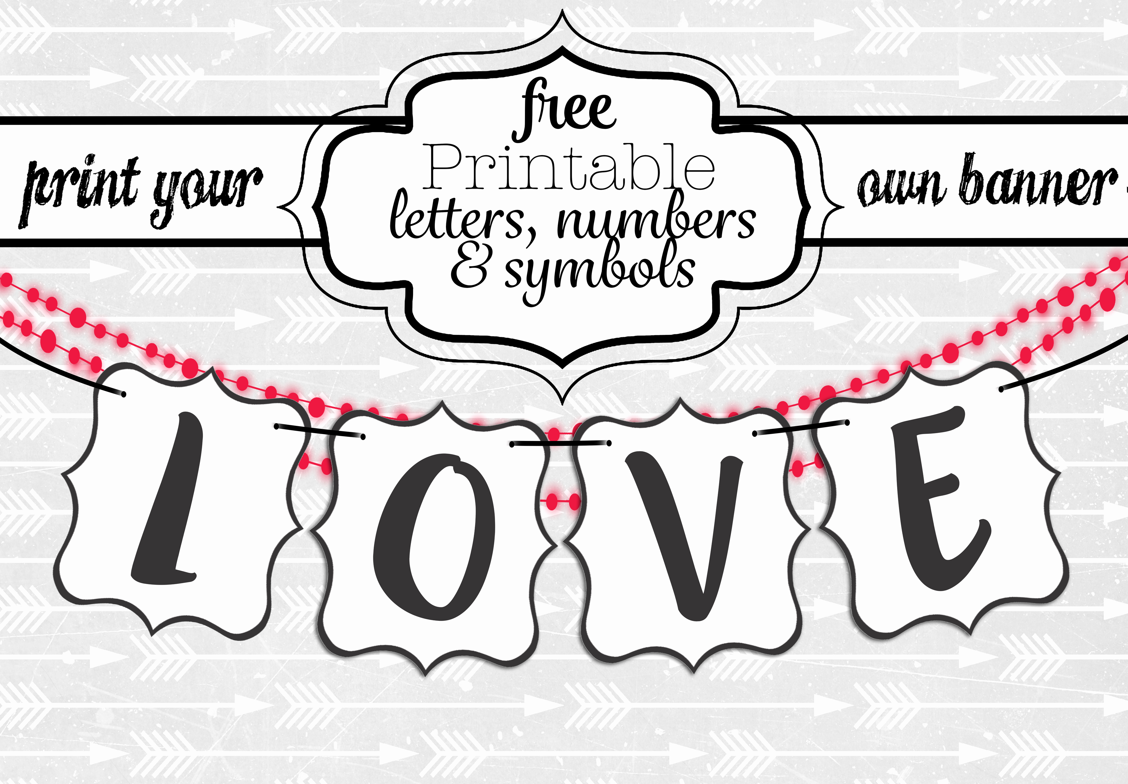 Free Banner Template Word Inspirational Free Printable Black and White Banner Letters