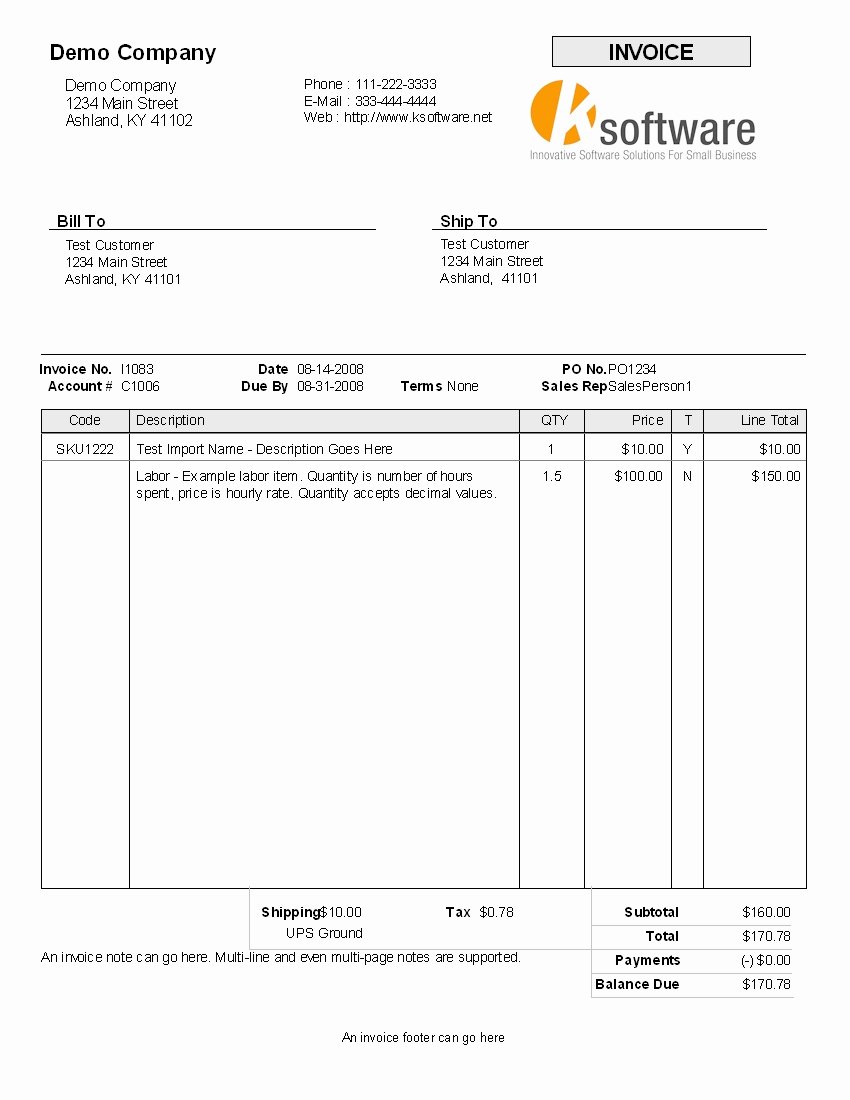 Free Billing Invoice Template Fresh Sample Invoices with Payment Terms Invoice Template Ideas