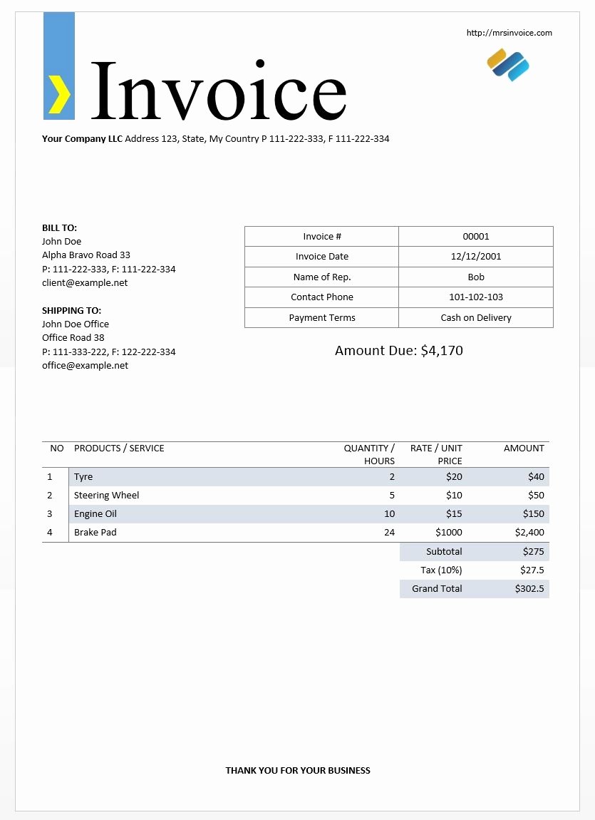 Free Billing Invoice Template Luxury format Of An Invoice Free Invoice Template for Wedding