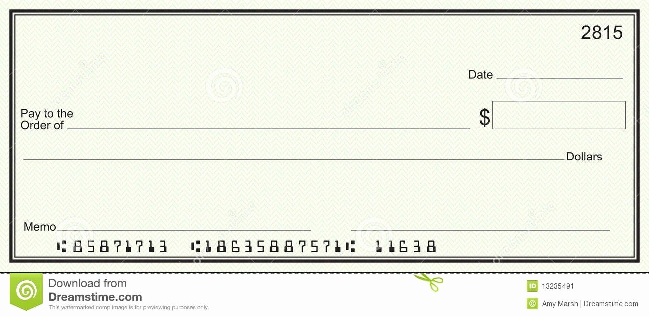 Free Business Check Printing Template New Blank Check Template